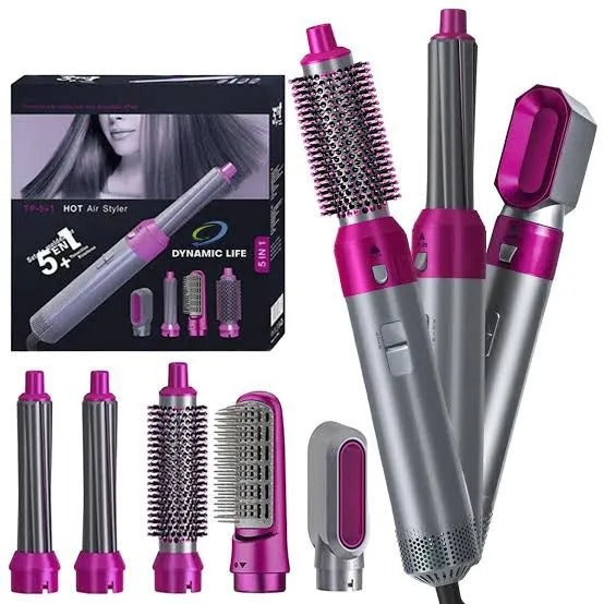5 IN 1 HAIR STYLER BRUSH SET