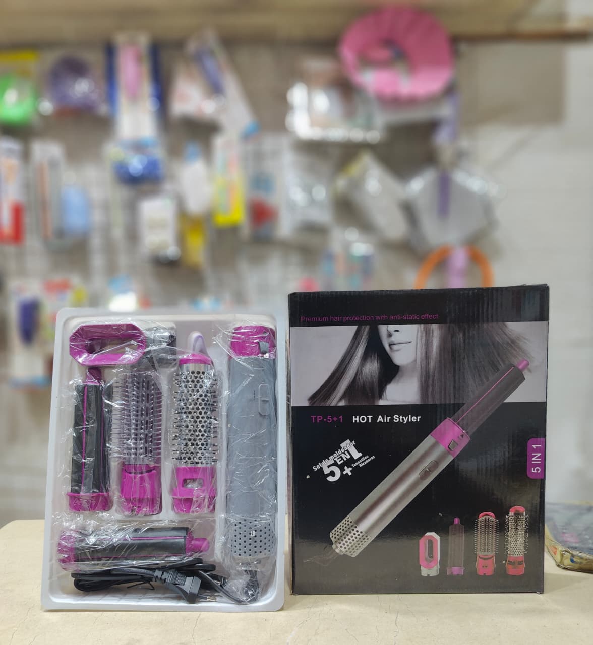 5 IN 1 HAIR STYLER BRUSH SET